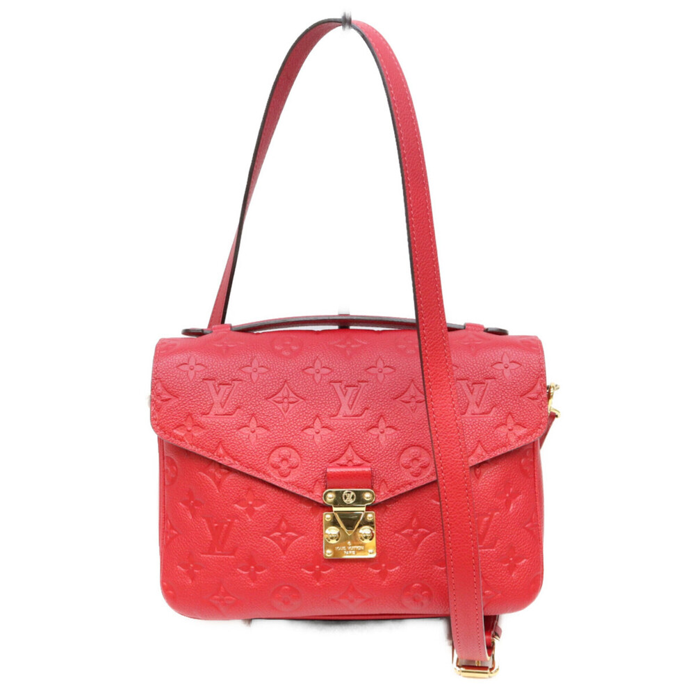 LOUIS VUITTON M44155 Cerise Monogram Empreinte Pochette Metis MM Shoulder Bag...